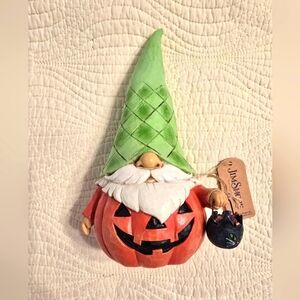NIB Jim Shore Halloween "Pick Of The Patch" Gnome Figurine